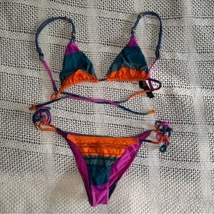 VIX Embellished Colorful Bikini Set in Goa